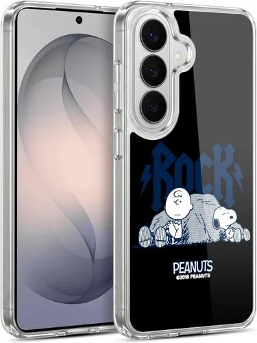 Miniatura 52 de Head Case Designs Funda de gel con licencia oficial de Peanuts Woodstock Insignia Rock Tees [protección de grado militar] compatible con Samsung