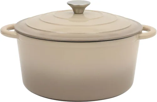 Miniatura 10 de Gibson Home Addlestone - Olla holandesa de hierro fundido esmaltado de 5 cuartos de galón con tapa, redonda, apta para horno hasta 500 °F, ideal
