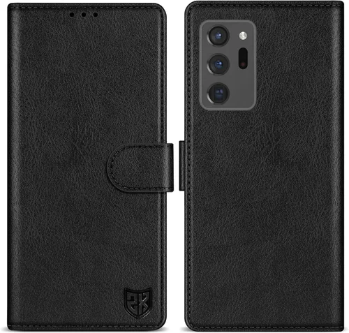 ZZXX Funda tipo cartera para Samsung Galaxy Note 20 Ultra con bloqueo RFID, ranura para tarjetas, función atril, cierre magnético, funda protectora