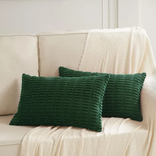 Miniatura 16 de Fancy Homi - Paquete de 2 fundas de almohada decorativas estilo bohemio de 16 x 16 pulgadas para sala de estar, sofá, cama, funda de cojín cuadrada