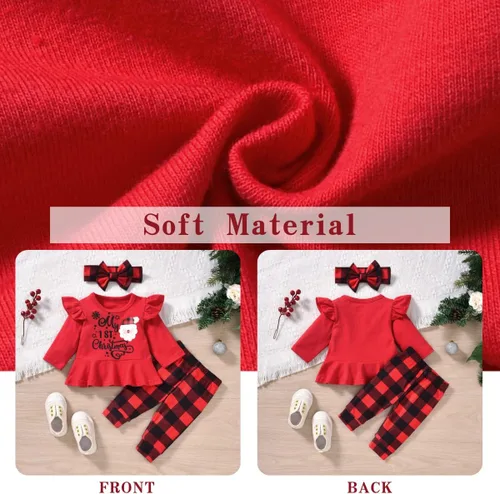 Miniatura 4 de Aalizzwell Traje de Navidad para bebés y niñas