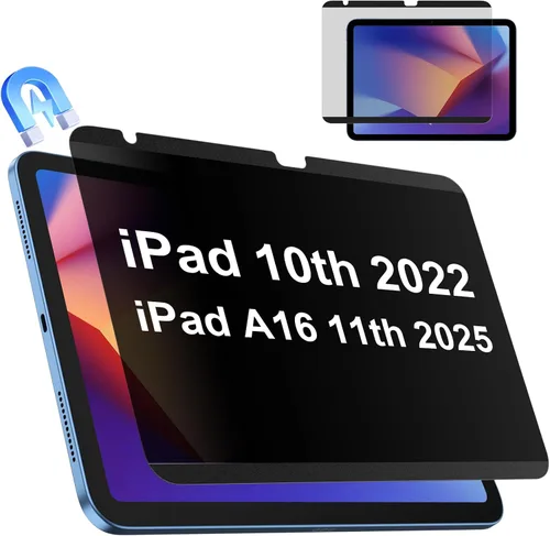 Miniatura 18 de IPROKKO Protector de pantalla magnético de privacidad compatible con iPad de 9ª, 8ª, 7ª generación de 10.2 pulgadas (2021/2020/2019) y iPad Air 3th
