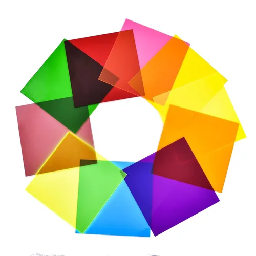 Hojas de acrílico fundido de color transparente de 12 x 12 pulgadas, hoja de plástico de plexiglás de 0.118 pulgadas de grosor para cortar, grabar,