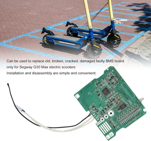 Miniatura 6 de Pilipane Placa controladora de scooter eléctrico, control de batería, placa base de repuesto para G30 Maximum con control de accesorios de tornillo