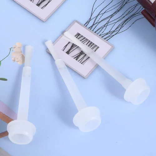 Miniatura 8 de Clear Jel 100 piezas de repuesto de polvo de inmersión líquido de esmalte de uñas cepillo de repuesto de polvo de inmersión transparente, uñas