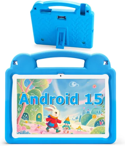 Miniatura 9 de Tablet infantil de 10.1 pulgadas, tableta Android para niños, Android 15, pantalla de 1280 x 800, CPU Octa-Core, 8 GB+64 GB, 1 TB expandible a Azul