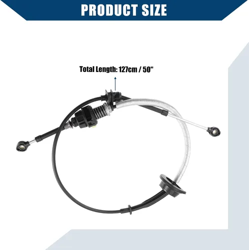 Miniatura 7 de 4L3Z-7E395-BA/Cable de cambio de engranajes de transmisión automática para Ford F150 2004 / Cable de palanca de control automático WO/Flow Thru