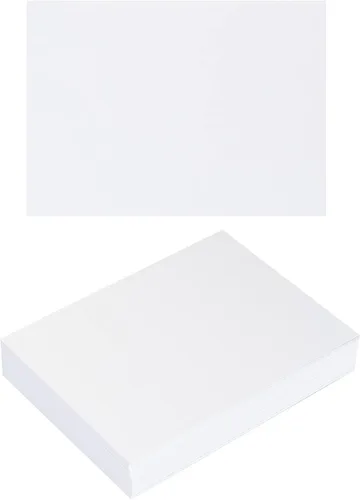 Miniatura 12 de Paquete de 100 hojas de cartulina gruesa en blanco de alta calidad para invitaciones, tarjetas de felicitación, postales, fotos, papel de 250GSM