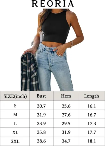 Miniatura 6 de REORIA - Camisetas ombligueras sin mangas y con espalda cruzada para mujer, ombligueras sexys con cuello halter