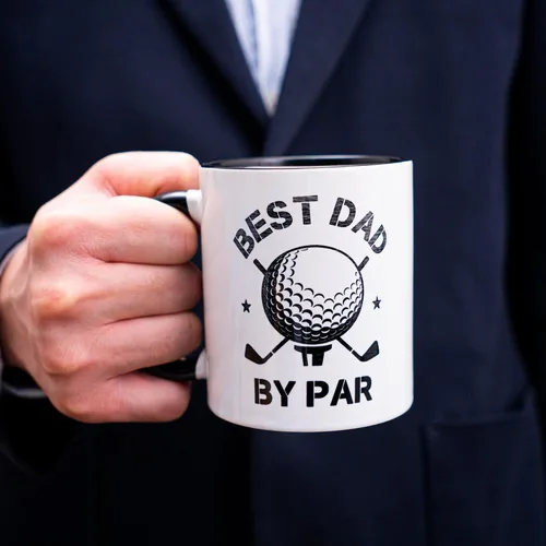 Miniatura 7 de decorluxes Regalos de golf para papá, taza de cerámica de 11 onzas, taza para el mejor papá por par, divertido regalo de golf para hombres, marido