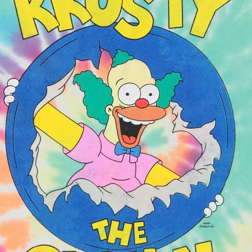 Miniatura 5 de The Simpsons Camiseta con logotipo de Krusty The Clown para hombre con logotipo de Krusty Burger