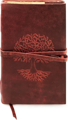 Miniatura 15 de Diario de cuero para mujeres y hombres, 200 páginas, 5 x 7 pulgadas, regalos para mujeres, diario de viaje, cuaderno de mujer, marcador de 7 chakras