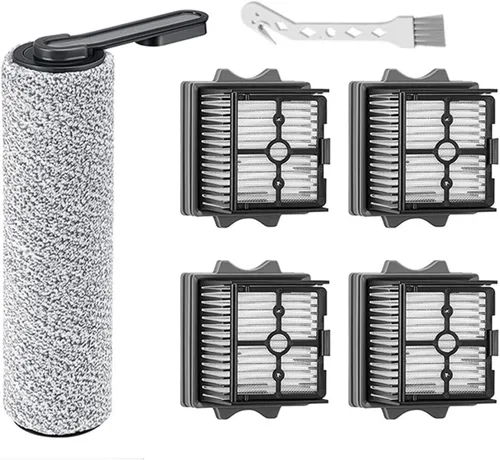 Miniatura 14 de Juego de aspiradora inalámbrica en seco y húmedo, rodillo de cepillo de repuesto y accesorios de filtro HEPA, compatible con Tineco Floor ONE S5 2
