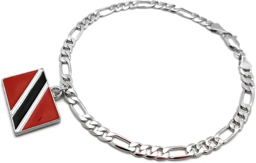 Miniatura 3 de Fashion 21 Tobillera con cadena Figaro de 0.197 in y Tobago para mujer