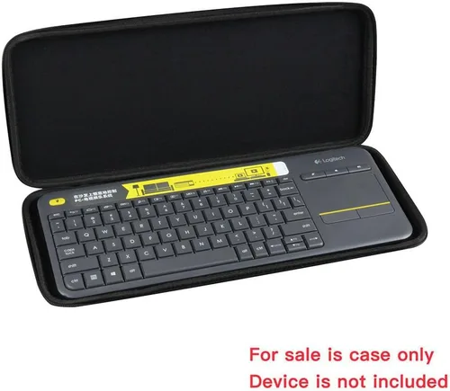 Miniatura 3 de Hermitshell - Funda rígida de EVA para viaje se ajusta al teclado táctil inalámbrico Logitech K400 920-007119 Plus Negro