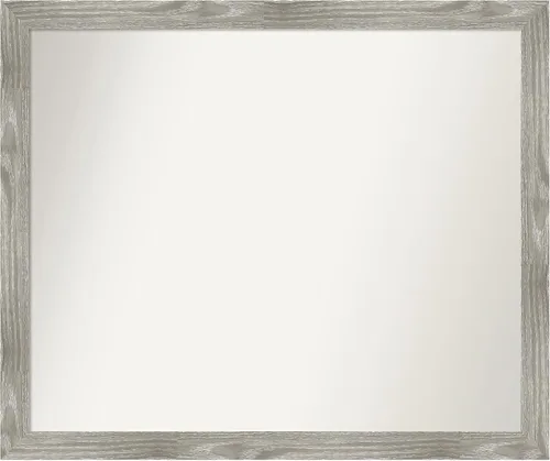 Miniatura 351 de Amanti Art Espejo personalizado, espejo de baño gris plomo a rayas, espejo de pared o espejo de tocador de baño sobre el fregadero