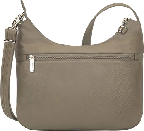 Miniatura 11 de Travelon Hobo a medida antirrobo para mujer, Sable, Travelon Hobo a medida antirrobo
