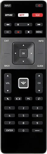 XRT122 Reemplazo remoto para Vizio TV D43f-E2 D32f-E1 D39f-E1 D43f-E1 D48f-E0 D50f-E1 D55f-E0 D55f-E2 E40C2 E65x-C2 E55-C2 D48-D48-D48-D0 E55 -C1