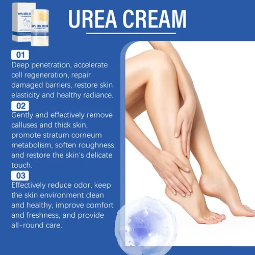Miniatura 5 de Crema Hidratante y Anti-Grietas para Pies con 60% de Urea, 2026 NUEVA Crema Hidratante y Alivio de Grietas y Sequedad, Stick de Cuidado de Pies que