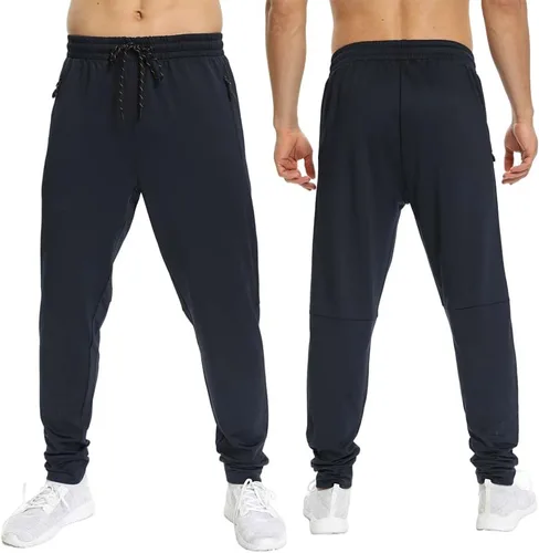 Miniatura 3 de Paquete de 12 pantalones deportivos para hombre, pantalones deportivos de entrenamiento para hombre, pantalones deportivos con bolsillos