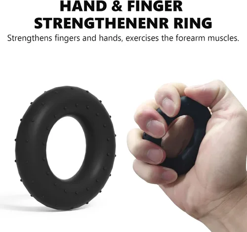 Miniatura 2 de Kit de fortalecimiento de agarre de mano con fortalecedor de muñeca, juego definitivo para entrenamiento de antebrazo, entrenador de fuerza