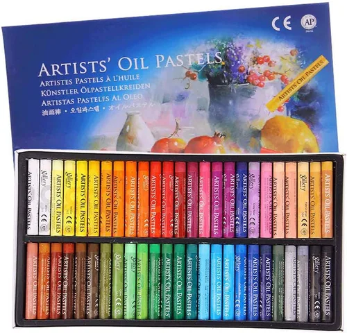 Juego de pasteles al óleo, pintura profesional suave para dibujo, crayones de arte de grafiti lavables redondos no tóxicos, barras de pastel para