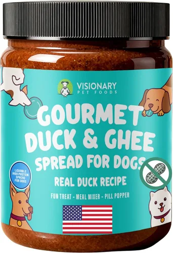 Miniatura 13 de Visionary Pet Foods Cordero y carne seca para untar – Premio saludable para perros – Alternativa a la mantequilla de maní para perros, sin xilitol