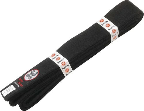 Ronin Brand Cinturón de rango de color sólido para uniforme de artes marciales - Wht, amarillo, verde, org, azul, pur, rojo, marrón y negro
