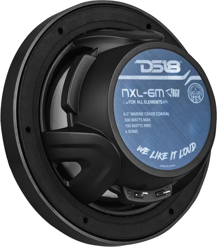 Miniatura 7 de DS18 Hydro NXL-6M/BK - Par de altavoces coaxiales para parrilla de malla de alta gama, altavoces para automóvil de 2 vías con luces RGB integradas