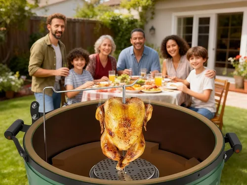 Miniatura 8 de Kit de accesorios de piezas de repuesto para freidora de pavo, para parrilla de freidora, gancho para freidora de pavo, colgador de freidora