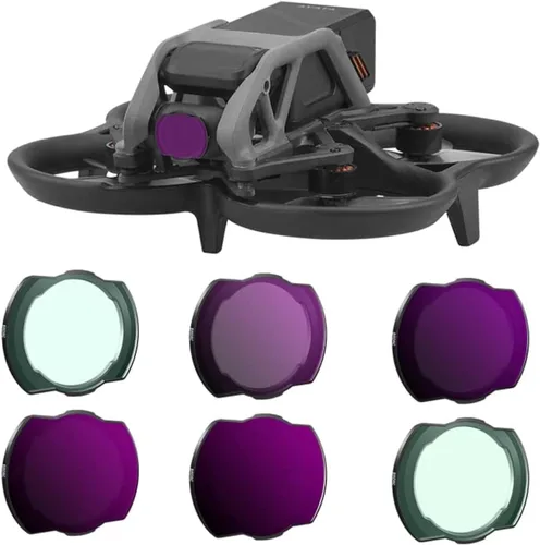 Miniatura 2 de Juego de 4 filtros ND para accesorios DJI AIR 2S, para luz diurna brillante y soleada, vidrio HD multicapa, sin color fundido y elimina