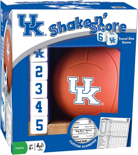 Miniatura 15 de Masterpieces Juego de dados Texas A&M Aggies Shake N' Score - Juego de viaje coleccionable - A partir de 12 años