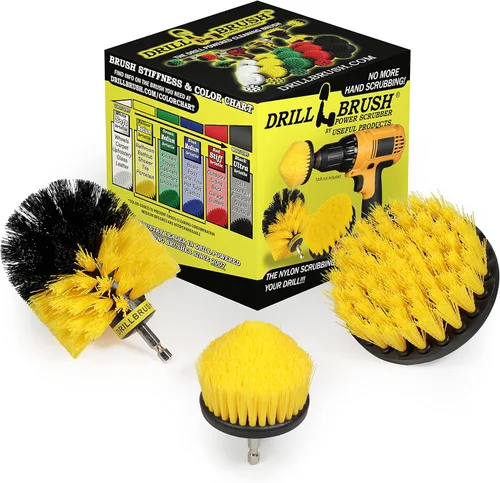Miniatura 8 de Juego de cepillos de limpieza acuática para taladro, accesorios para peceras, accesorios para barcos, kit de fregado de acuario, cepillos