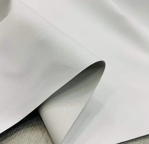 ROC-lon 54 pulgadas, 100% poliéster, forro de tela opaca para cortinas, 5 yardas, color blanco y blanco