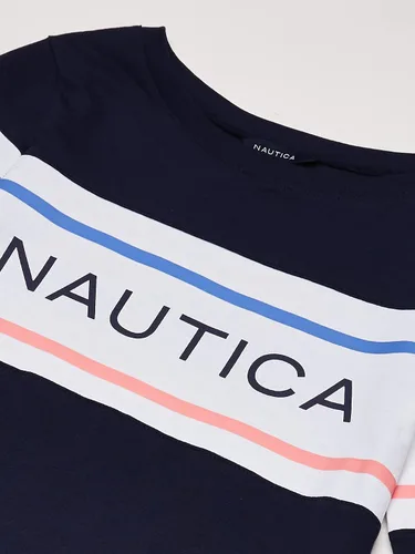 Miniatura 2 de Nautica Vestido de punto de manga larga para niña