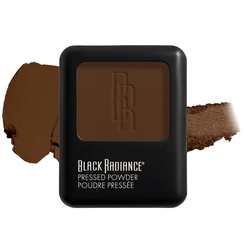 Miniatura 13 de Black Radiance Polvo prensado, acabado mate rico en pigmentos para tonos de piel claros, compacto absorbente de aceite con espejo y esponja