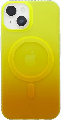 Miniatura 53 de Funda degradada para iPhone 14 Pro - Diseño multicolor degradado naranja y amarillo, resistente a los impactos y con imanes