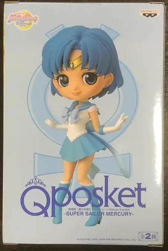 Banpresto La película [Sailor Moon Eternal] Q posket-Super Sailor Mercury-(ver.B), varios colores