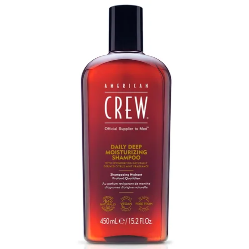 Miniatura 7 de American Crew Champú para Hombre, Hidratante Profundo Diario, De Origen Natural, Fórmula Vegana, Fragancia de Cítricos y Menta, 3.3 onzas líquidas