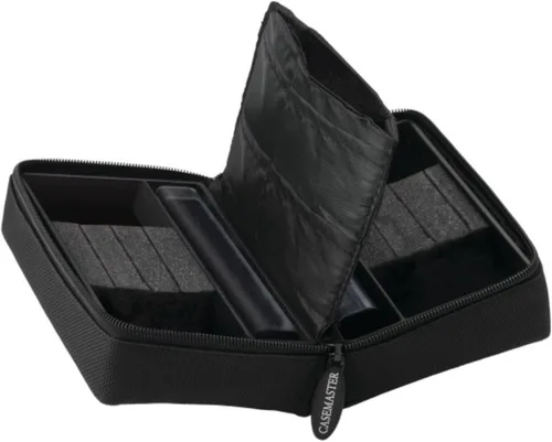 Miniatura 7 de Casemaster Elite Jr. Estuche de viaje de nylon para 6 dardos, color negro