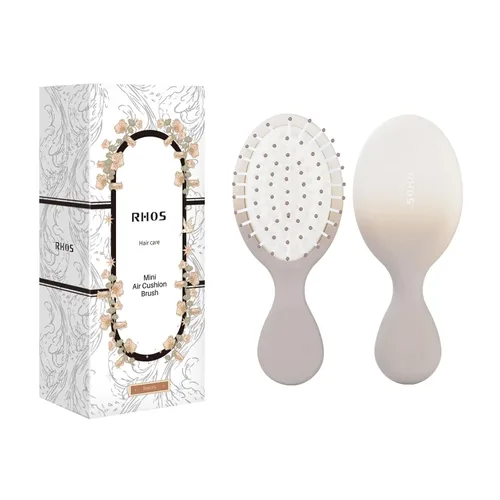 Miniatura 11 de RHOS Mini cepillo de cabello para mujeres, hombres y niños, cepillo de cabello tamaño viaje para bolso, bolsillo, mochila, pequeño cepillo de paleta