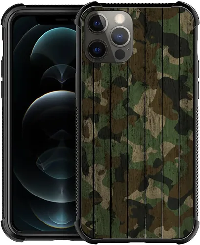 Miniatura 7 de DJSOK Compatible con iPhone 13 Funda, Diseño con Patrón Parachoques Trasero Anti Arañazos Esquinas Reforzadas TPU Suave Caver, Fundas para Hombres