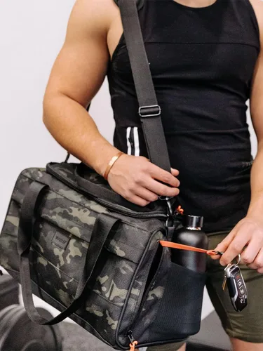 Miniatura 3 de Bolsa de Lona Vooray Boost – Bolsa de Gimnasio Pequeña para Hombres y Mujeres, Bolsa de Viaje Ligera con Compartimento para Zapatos, Bolsa Deportiva