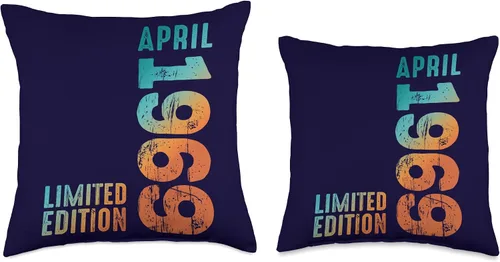 Miniatura 3 de Awesome Limited Edition April 1969 Retro 1969 Vintage 1969 Throw Pillow