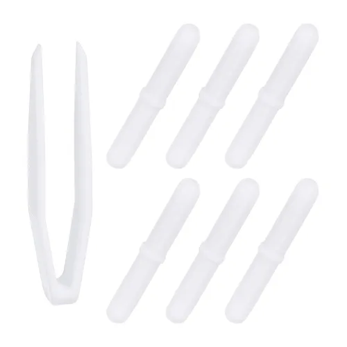 Miniatura 10 de PATIKIL Barra agitadora magnética, 0.315 x 0.118 in, 6 piezas de PTFE magnético, barra mezcladora magnética para vaso de precipitados de fondo