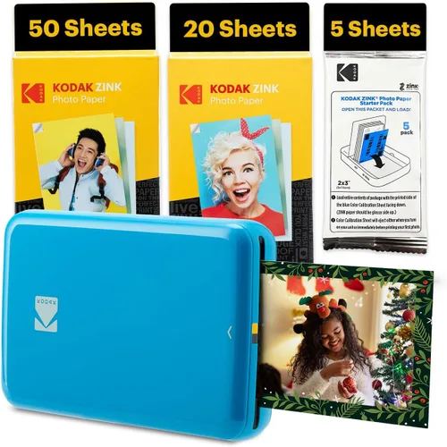 Miniatura 20 de KODAK Barbie x Step Slim Impresora fotográfica instantánea inalámbrica portátil de 2"x3" Papel fotográfico prémium (50 hojas)