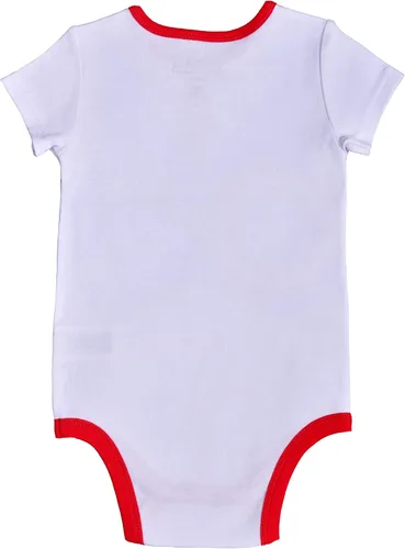 Miniatura 2 de Marvel Captain America Boys Short Sleeve 1st Birthday Bodysuit for Infant RedWhite