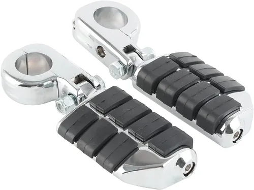 Miniatura 18 de Green-L Estriberas universales para motocicleta de 1 1/4 pulgadas con abrazadera P para Harley Sportster Softail Dyna Touring Road King Street Glide