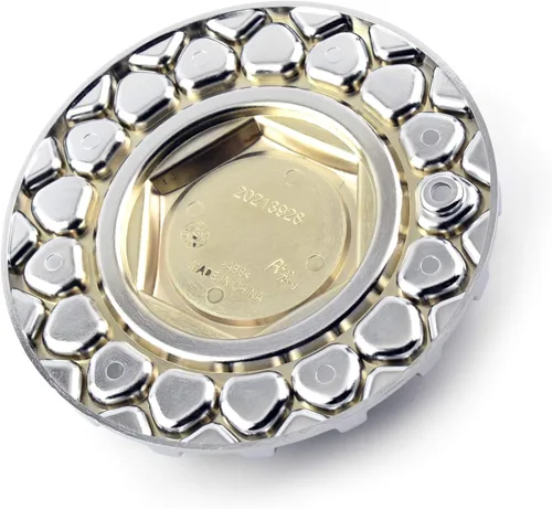 Miniatura 7 de Juego de 4 tapas centrales de rueda RS Style 5 de 6.614 in (6.61 pulgadas), color plateado cromado para rueda #09.24.08#247L169#135S170 Cromado Plata