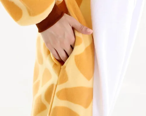Miniatura 7 de vavalad Pijama de jirafa para adultos, disfraz de Halloween para mujeres y hombres